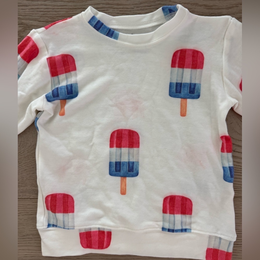 Unisex Brokedown Clothing soft bomb pop-popsicle pullover sweatshirt size 5 - Picture 2 of 4